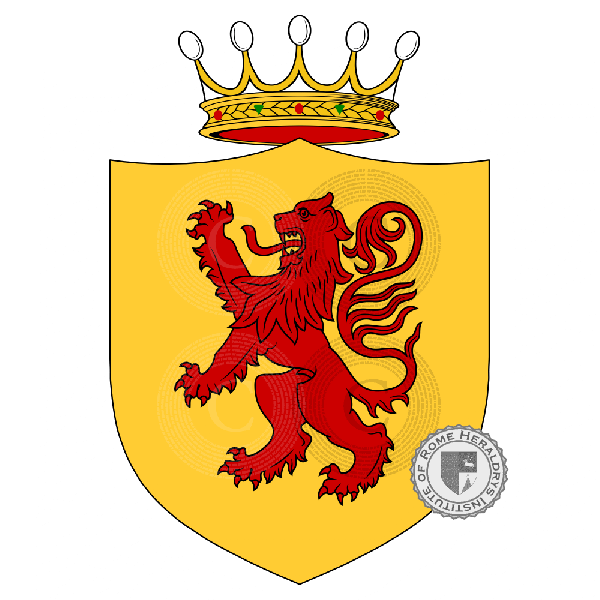 Coat of arms of family Scarlattini