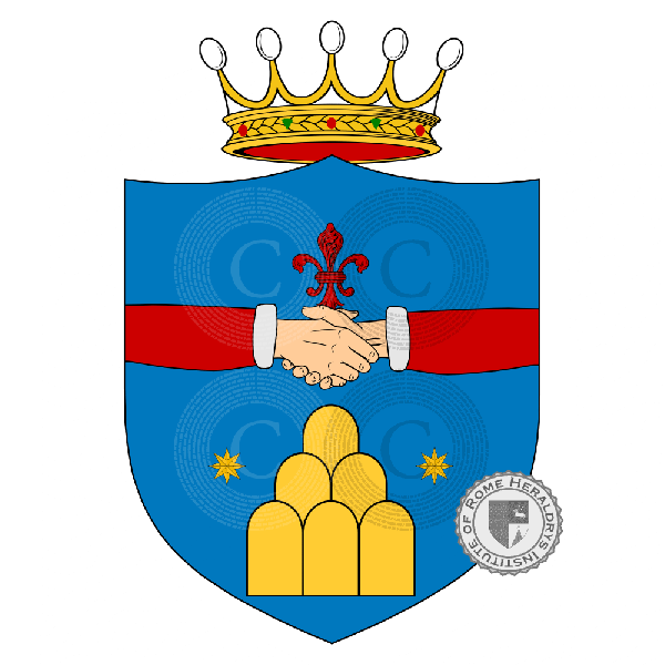 Coat of arms of family del Fede