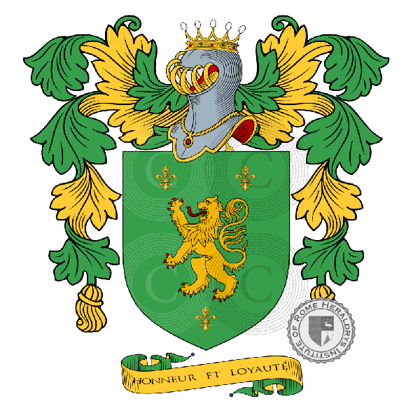 Coat of arms of family Salvador