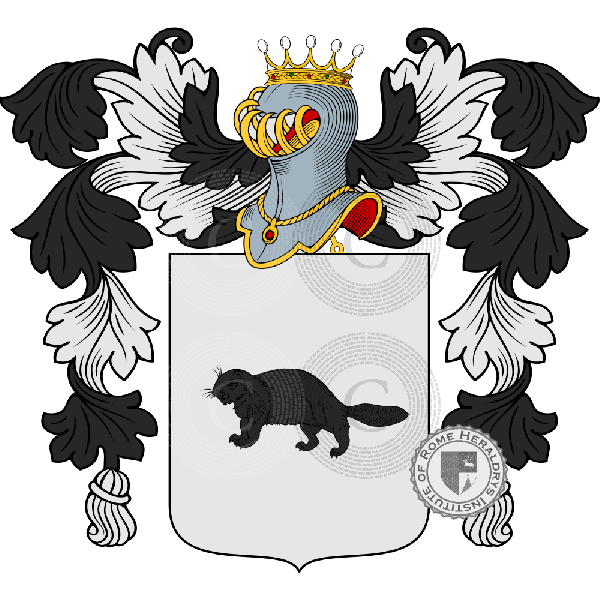 Coat of arms of family Castor