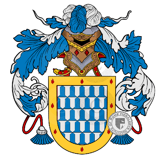 Coat of arms of family Fabricio