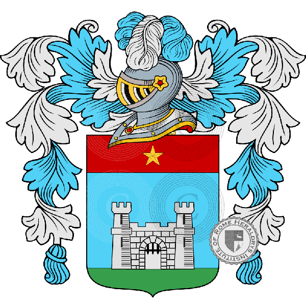Coat of arms of family Cescatti