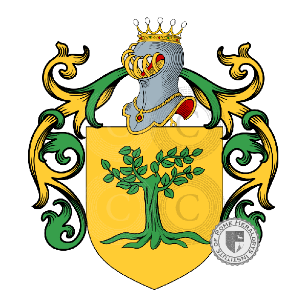 Coat of arms of family Lauro