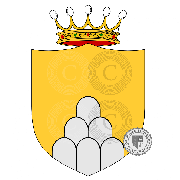 Coat of arms of family Bendidio