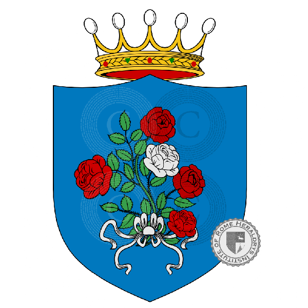 Coat of arms of family Azetti