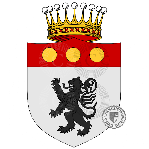 Coat of arms of family Balladore