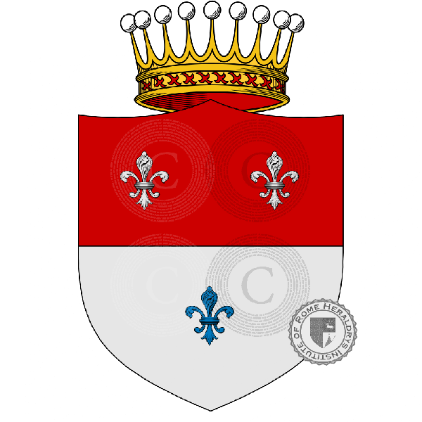 Coat of arms of family Gusella