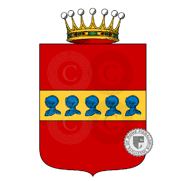Coat of arms of family Lanzarotto