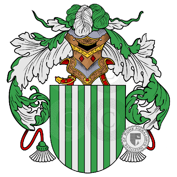 Coat of arms of family Quiroga