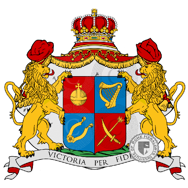 Escudo de la familia Bagrationi Betaneli Bagration