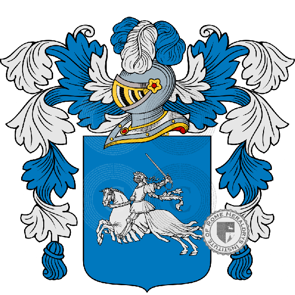 Coat of arms of family Brusadelli