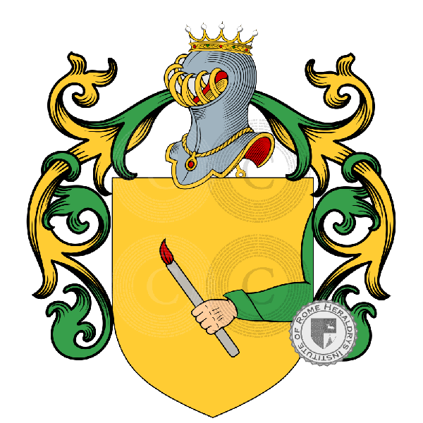 Coat of arms of family Luciano