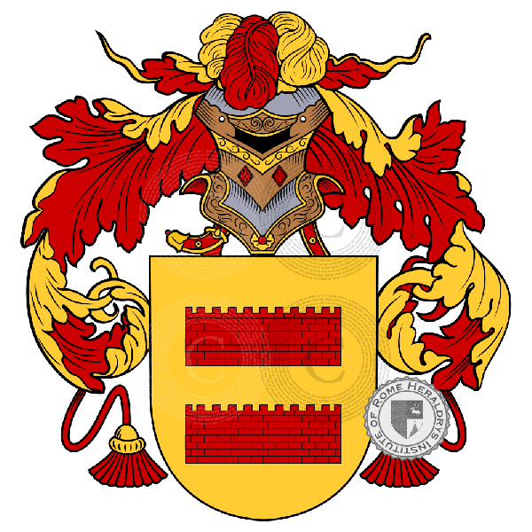Coat of arms of family Carlo