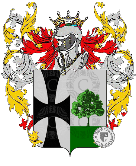 Coat of arms of family bonzagni        