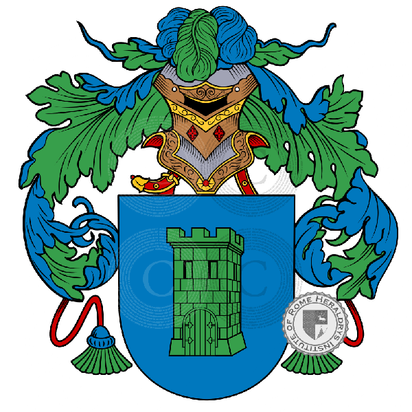 Coat of arms of family Bacigalupi
