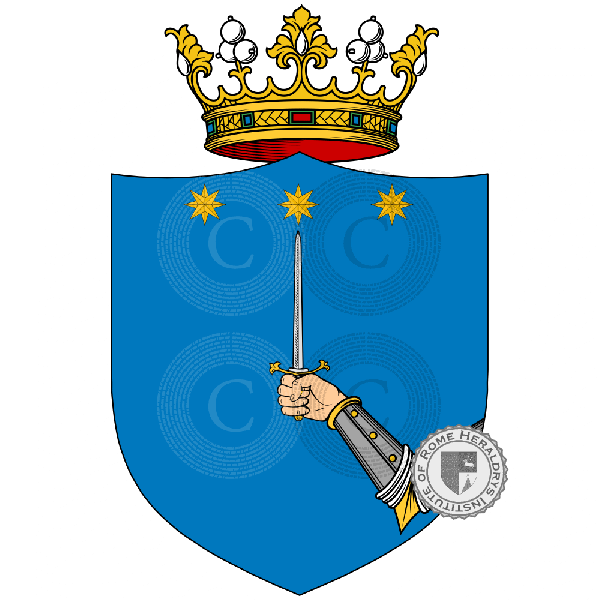Wappen der Familie Clarelli