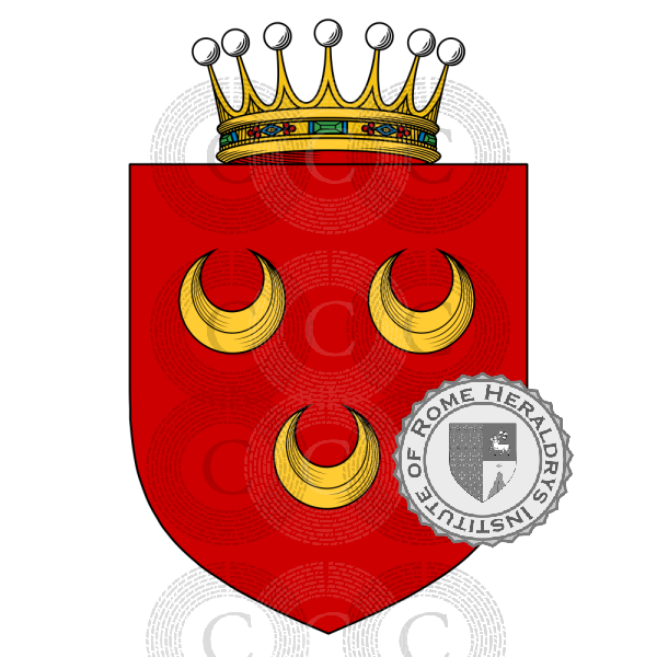 Coat of arms of family de Crescenzio