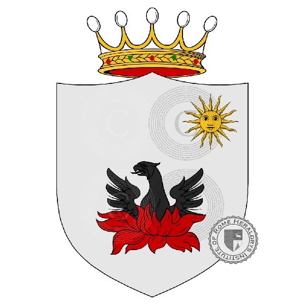 Coat of arms of family de Sanctis
