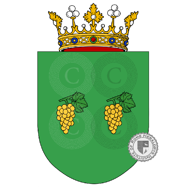 Coat of arms of family Campelo
