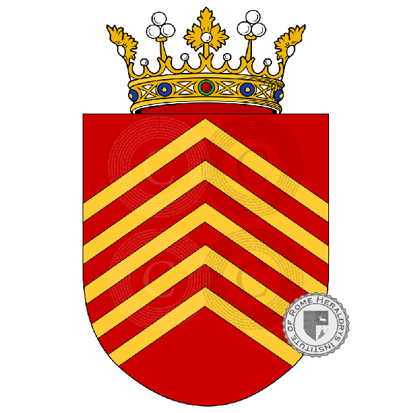 Coat of arms of family Crispìn
