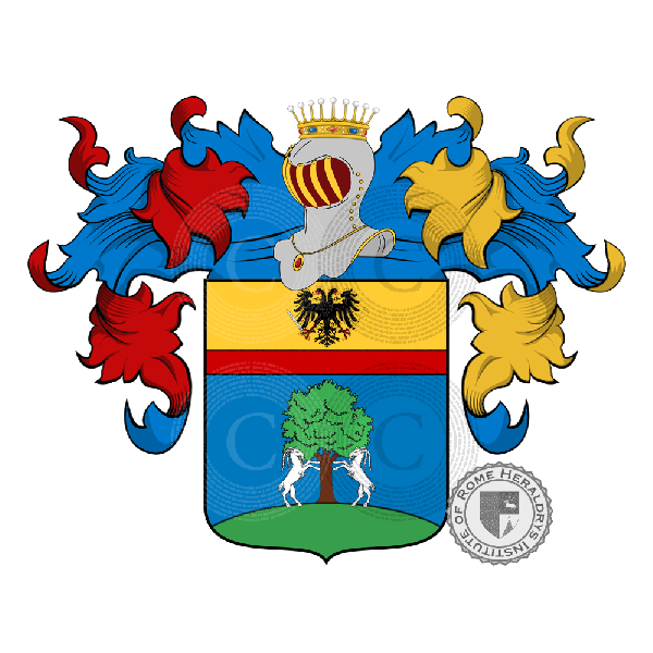Coat of arms of family Trombi