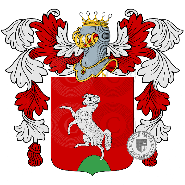 Coat of arms of family Montana