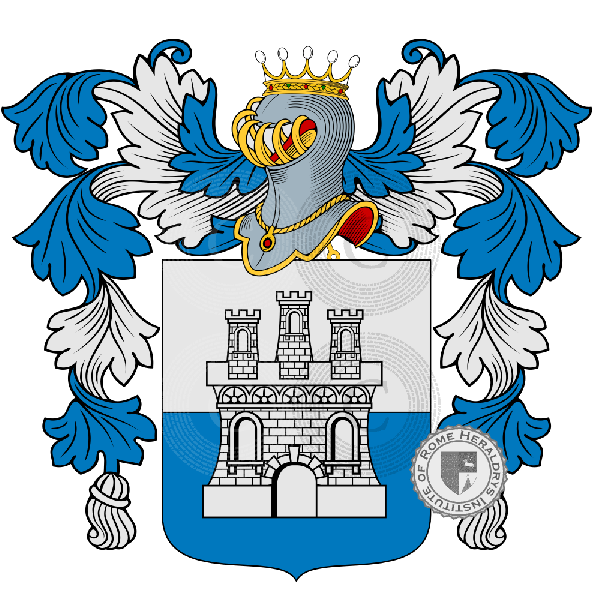 Coat of arms of family Vincenzi