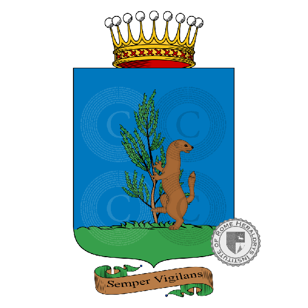Coat of arms of family Visone
