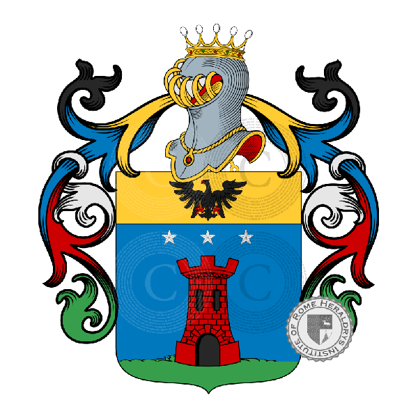 Coat of arms of family Ricca