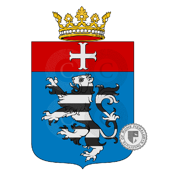 Coat of arms of family Gambacorti