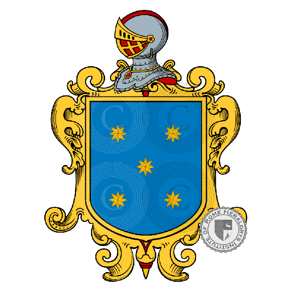 Coat of arms of family da Rabatta