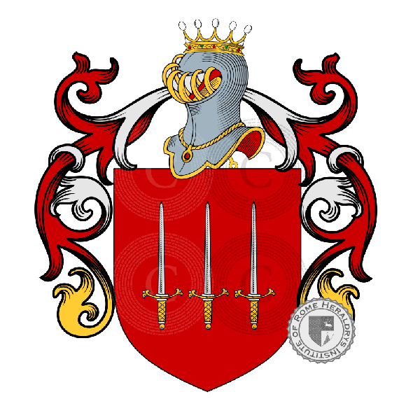 Coat of arms of family Clarke