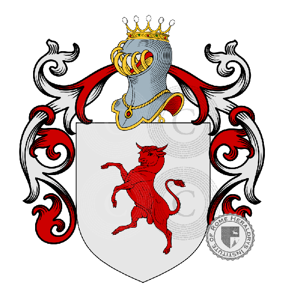 Escudo de la familia Bucelli del Corso