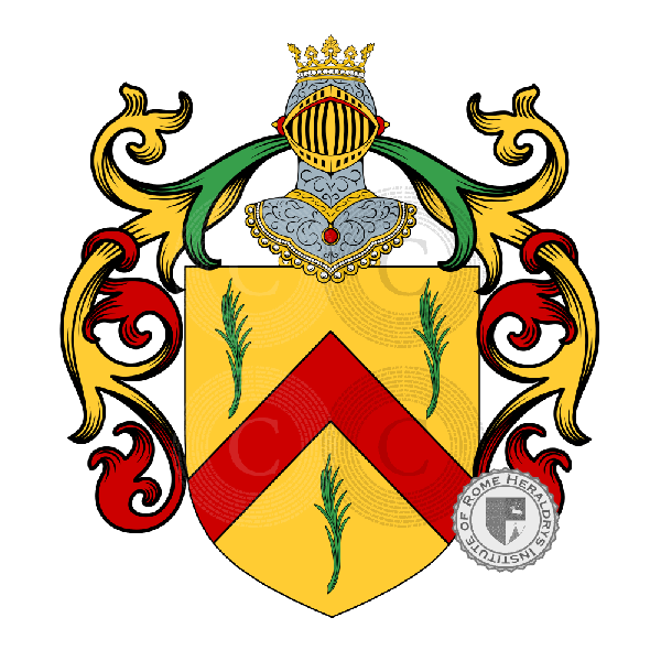 Coat of arms of family Palmerino