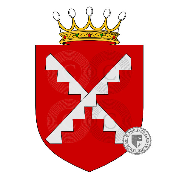Coat of arms of family Bonpesce