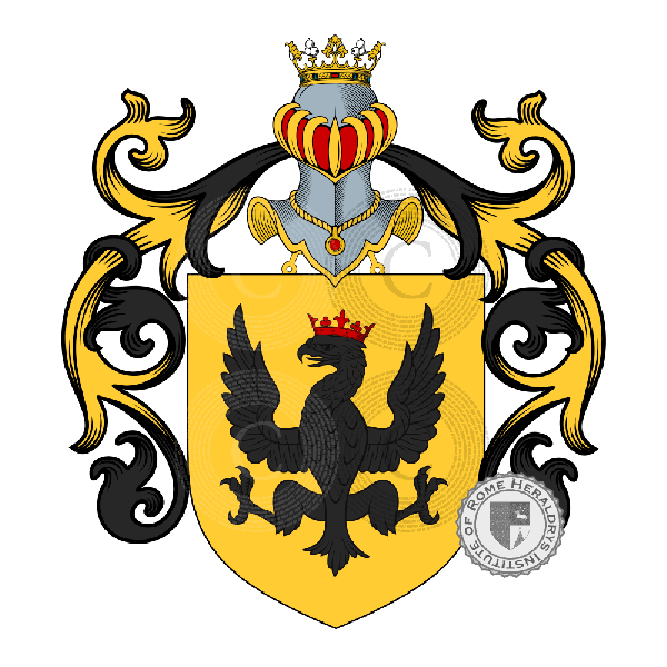 Coat of arms of family Tolomei Biffi