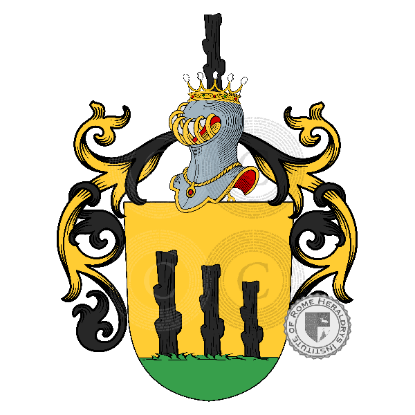 Coat of arms of family vam Brocke