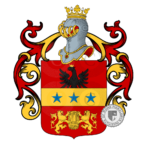 Coat of arms of family Carratelli
