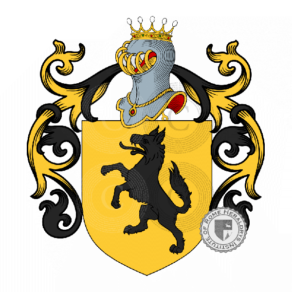 Coat of arms of family Lupo