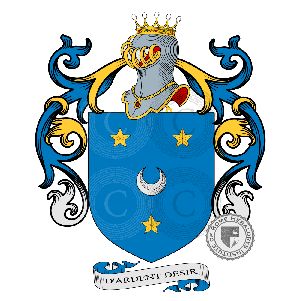 Wappen der Familie Canelli