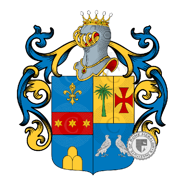 Coat of arms of family Antoniani