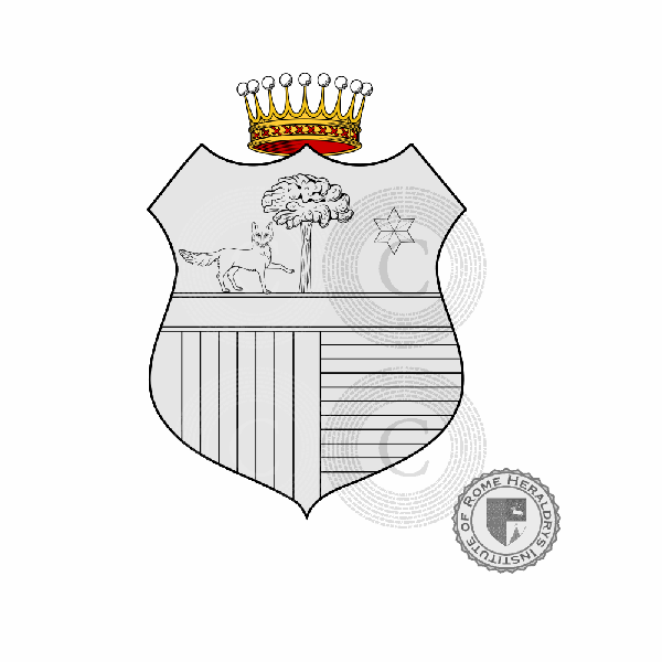 Escudo de la familia Volpe di Prignano