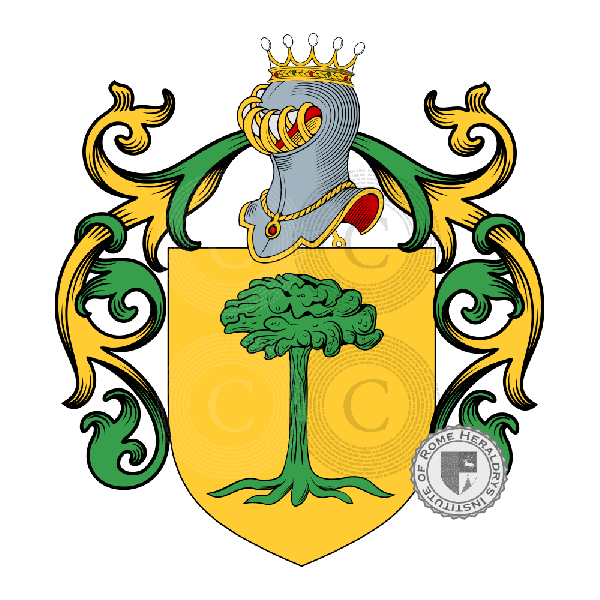Coat of arms of family Paganelli