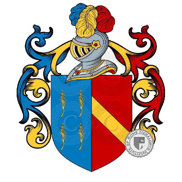 Coat of arms of family Pacicca