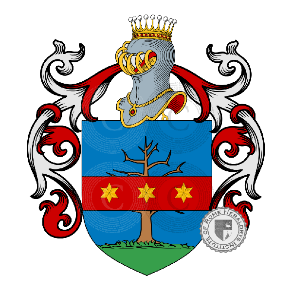 Coat of arms of family Cavazza