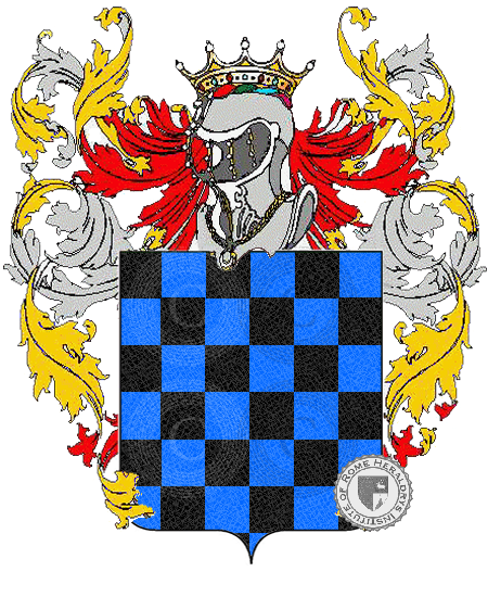 Coat of arms of family pagliaroli    