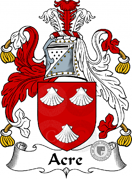Coat of arms of family Acre