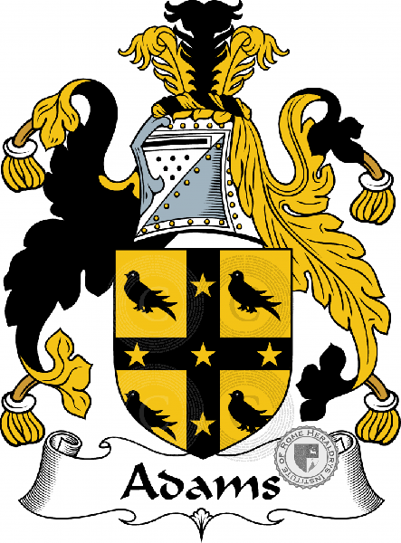 Coat of arms of family Adams