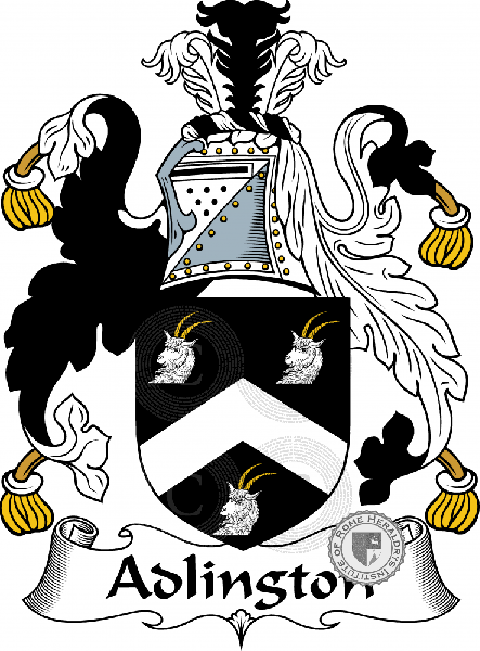 Coat of arms of family Adlington