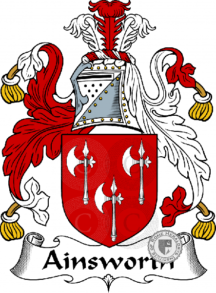 Coat of arms of family Ainsworth